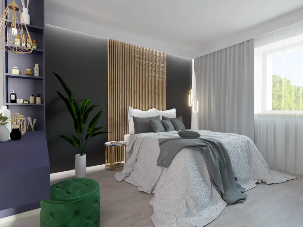 Projekt i realiacja luksusowej sypialni Lubartów lubartow